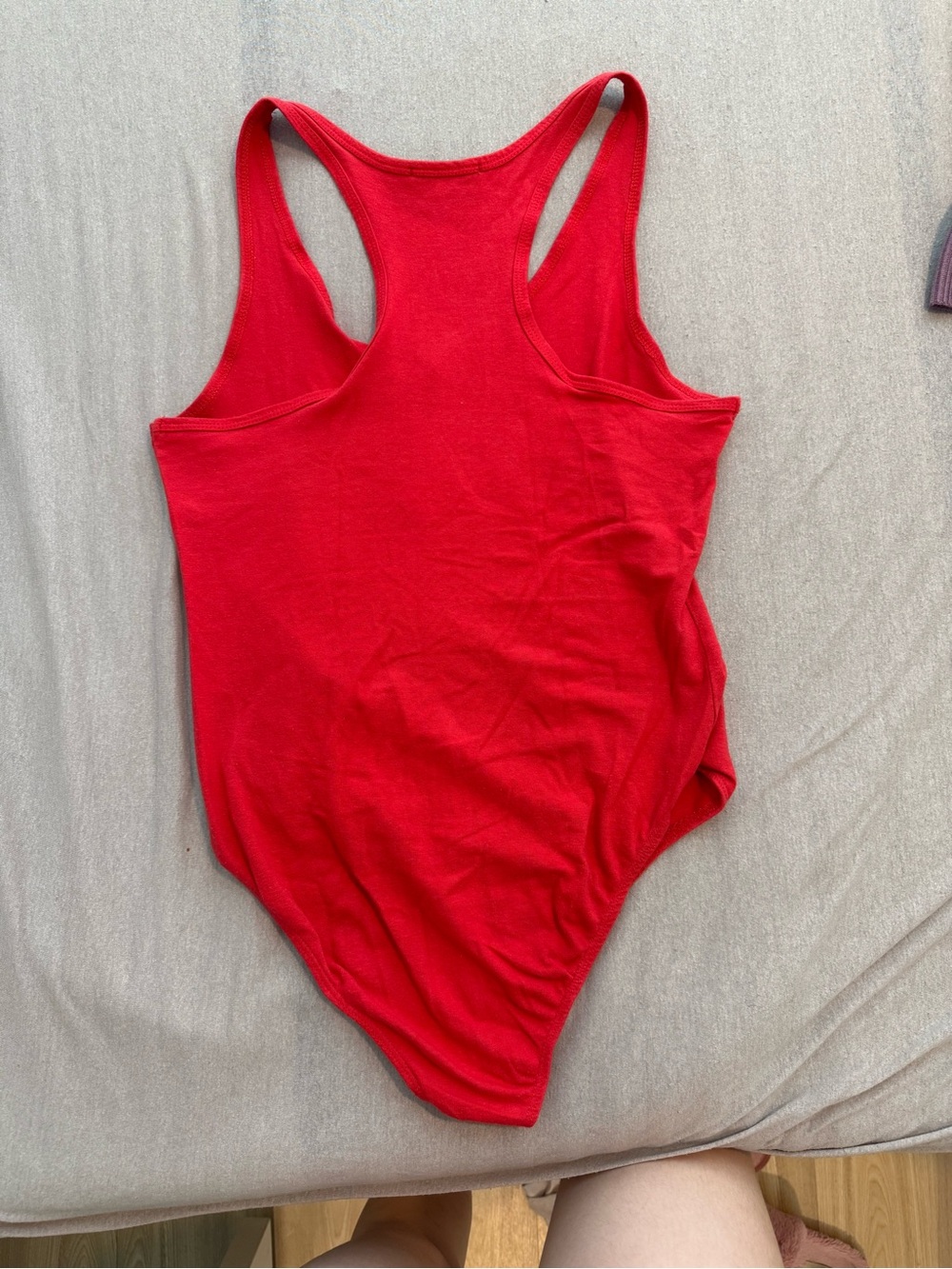 Marshalls Red Racerback Bodysuit - Picture 2 of 2